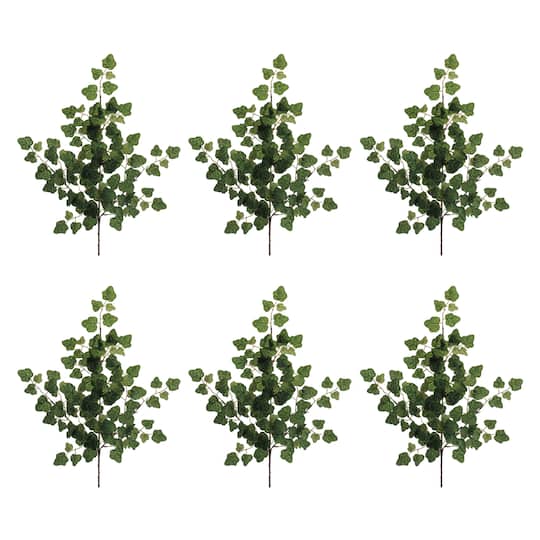 Michaels, 24.75" Green Ivy Foliage Sprays, 6ct. – Category: Floral Stems